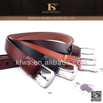 classic mens patterned formal dress belt with auto buckle